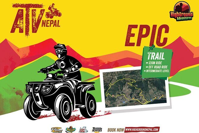 ATV Adventure Tour in Pokhara, Nepal - The climb: Sarangkot hill, 10 km of 4WD tracks, and those lake views