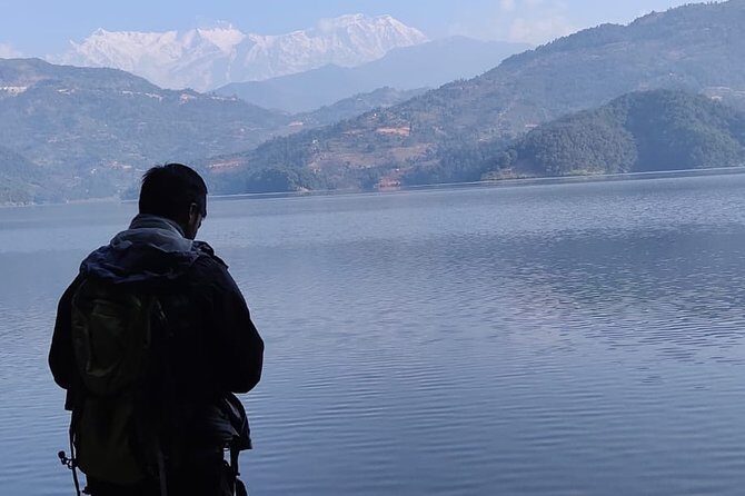 Explore Pokhara City in Sharing Bus - The big natural lake moment: make it about your senses, not just photos