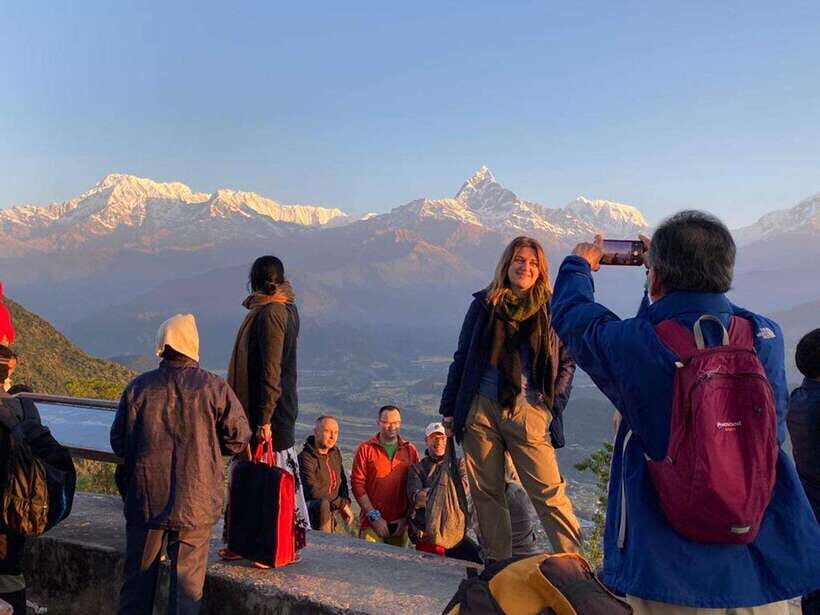 From Pokhara: Sarangkot Sunrise Himalayas Tour - The short walk to the viewpoint: easy for most, real steps for some