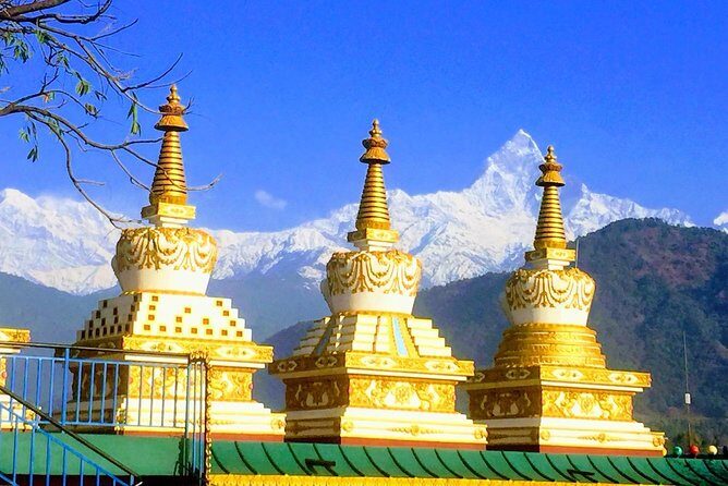 Morning Tibetan cultural tour to Tibetan settlements Pokhara - Pema Ts’al Sakya Monastic Institute: ask a monk, not just read signs