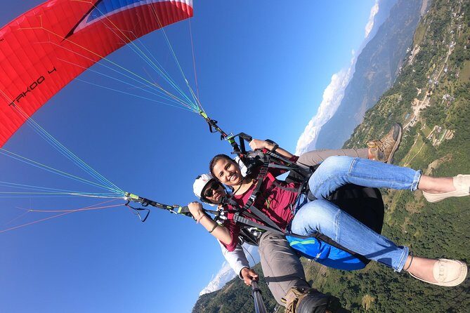 Paragliding at Sarangkot Pokhara - Hotel Pickup in Pokhara (Lakeside Rules Included)