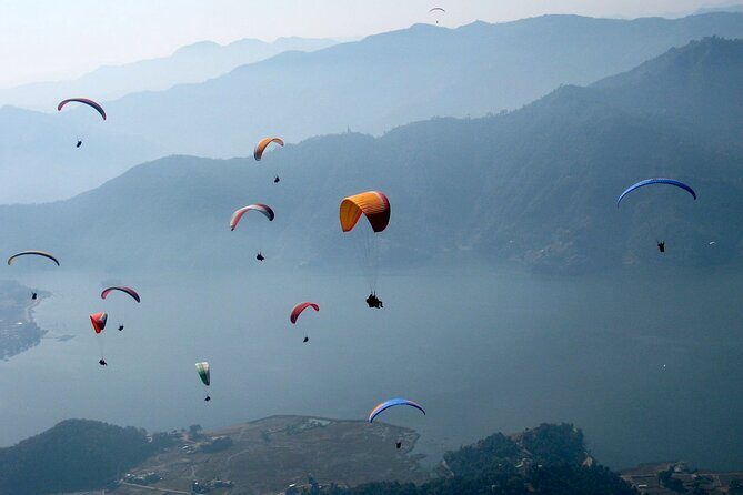 Paragliding Tandem Flight from Pokhara with Photos and Video - Sarangkot Launch in Pokhara: the view you remember