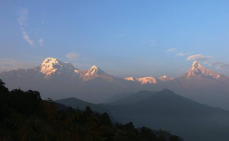 Pokhara: 3-Day Trek - Day 2: The ridge walk to Astam and the Annapurna Eco Village Resort highlight