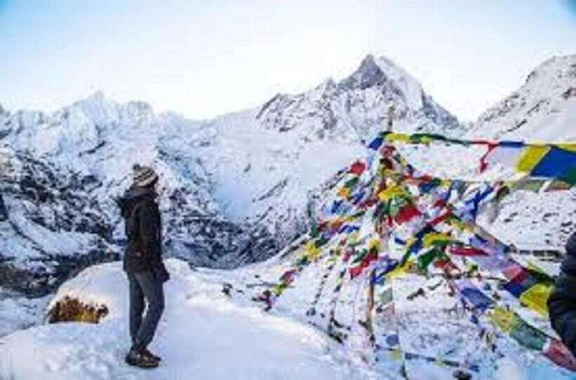 Pokhara: 7-Day Annapurna Base Camp Trek via Ghandruk - Day 5 at ABC: sunrise in the amphitheater, then the descent