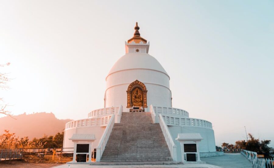 Pokhara: Golden Hour at Peace Pagoda - Himalayan Sunset Tour - Pickup and drive from Lakeside Pokhara (where the day actually starts)