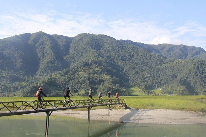 Pokhara Valley Mountain Bike Adventure Private Tour - World Peace Stupa: quick serenity with practical photo time