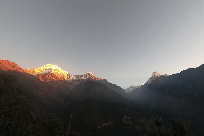 Private 7 - Day Annapurna Base Camp Trekking - Pokhara to Chhomrong: terrace breakfasts and the first mountain frames