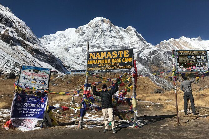 Private 7 - Day Annapurna Base Camp Trekking - The Modi River climb to Annapurna Base Camp: icy caves and rock-stack moments