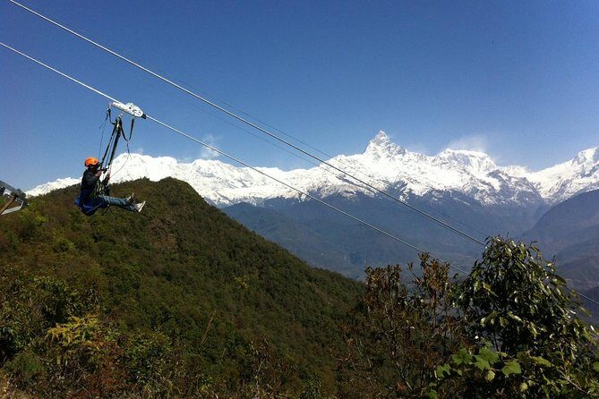 ZipFlyer Nepal - The World's Steepest Zip-line - Dual zipline side-by-side: flying with a friend without the wait